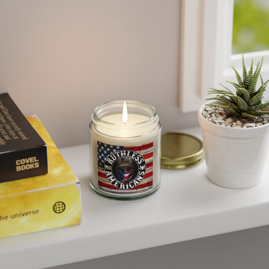 Ruthless American Candle | Bold Patriotic Gift for Veterans & Proud Patriots