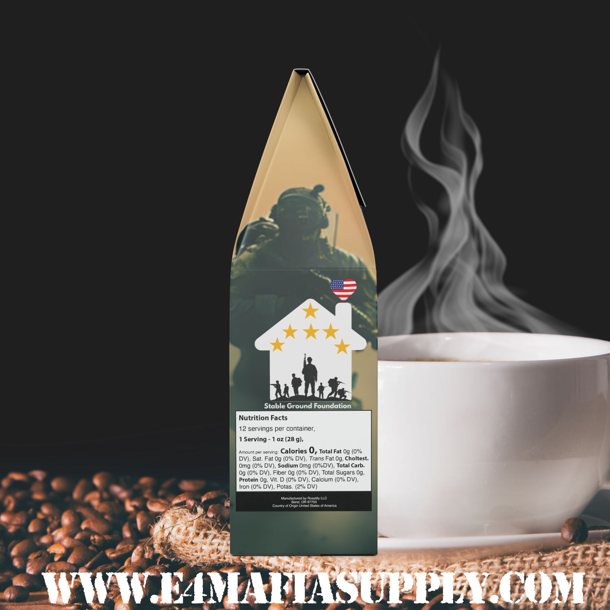 FUBAR Roast | Medium Roast Coffee by E-4 Mafia Roasting Co. | Veteran-Owned Coffee with Attitude