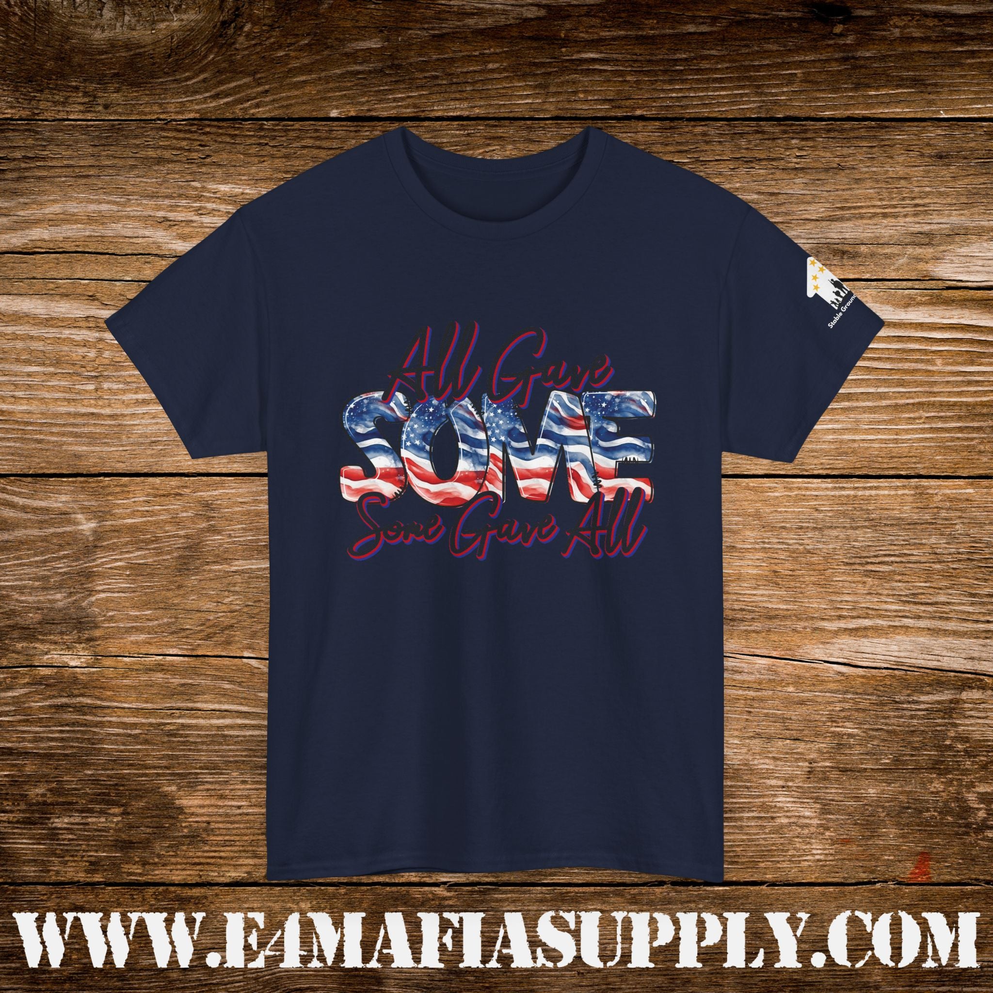 “All Gave Some, Some Gave All” – Patriotic Memorial Veteran T-Shirt