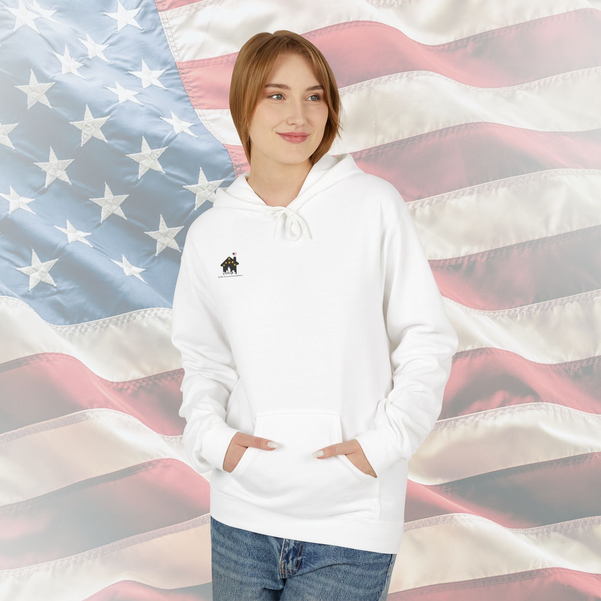 “Heroes Don’t Wear Capes – They Wear Dog Tags & Combat Boots” Patriotic Military Hoodie