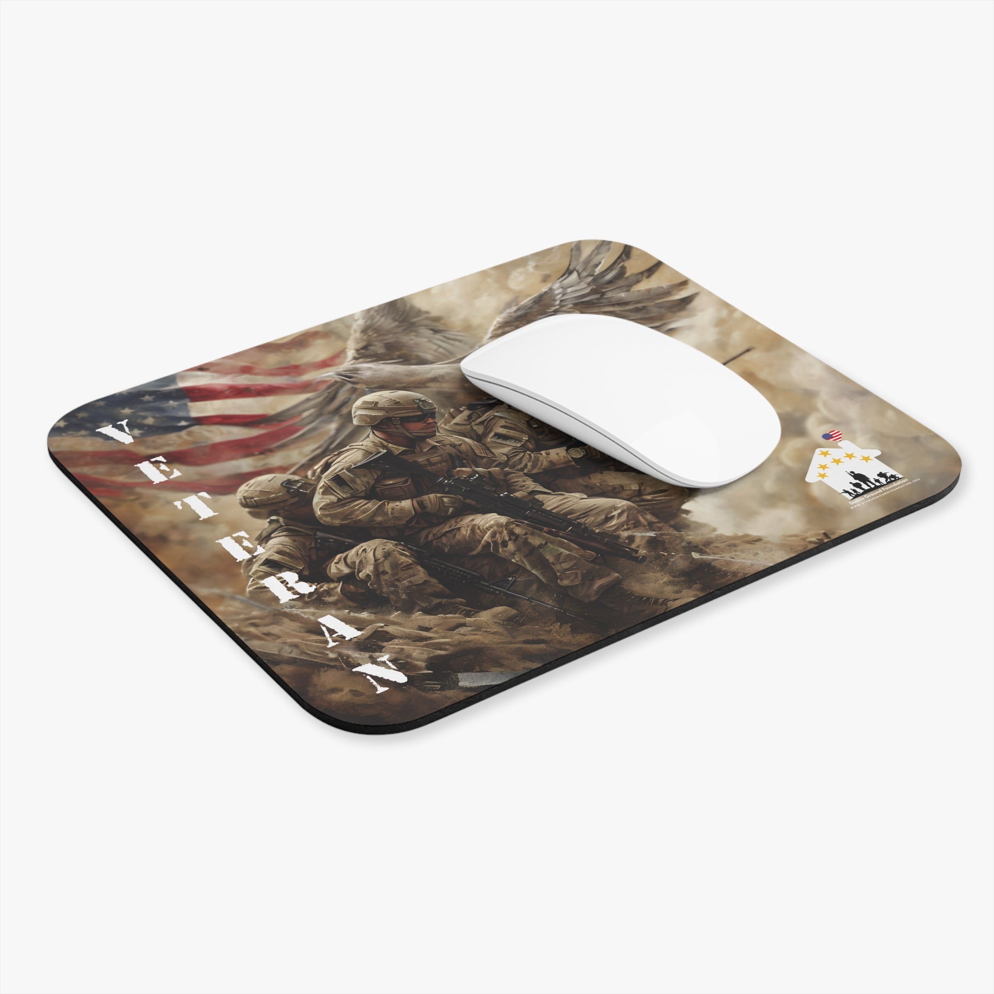 Honor in Flight – Battle Wings Veteran Mouse Pad