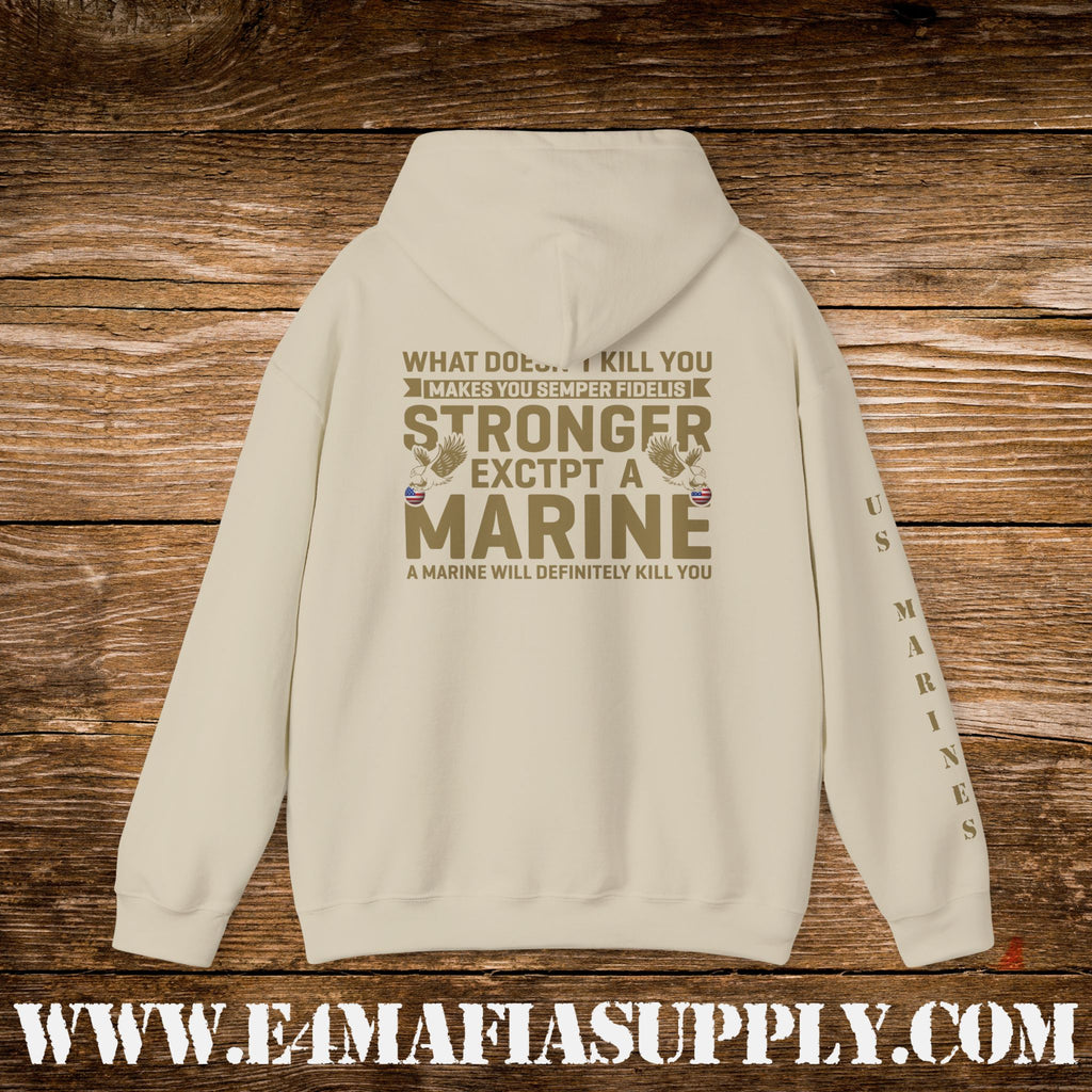 Copy of My Time in Uniform Is Over But Being a Veteran Never Ends – US Marines Hoodie