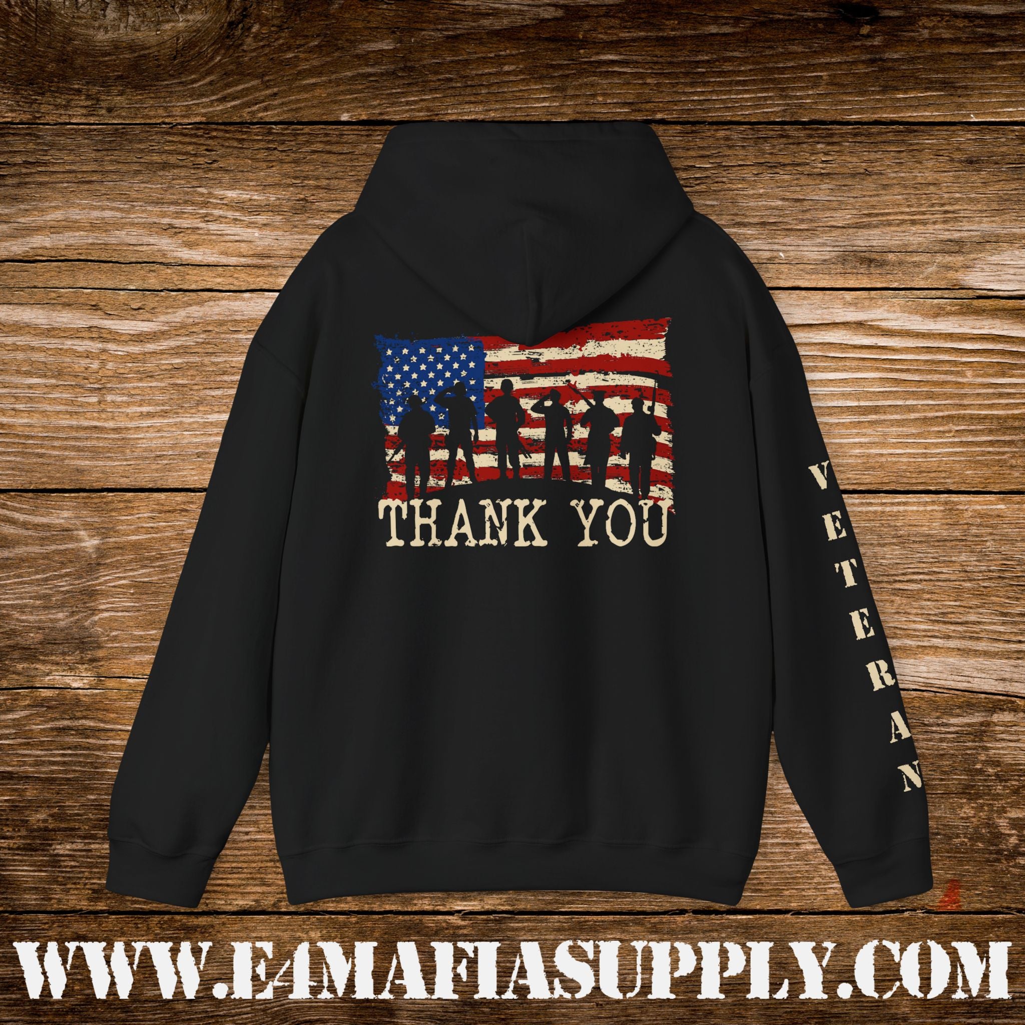 Military Thank You Patriotic Veteran Hoodie