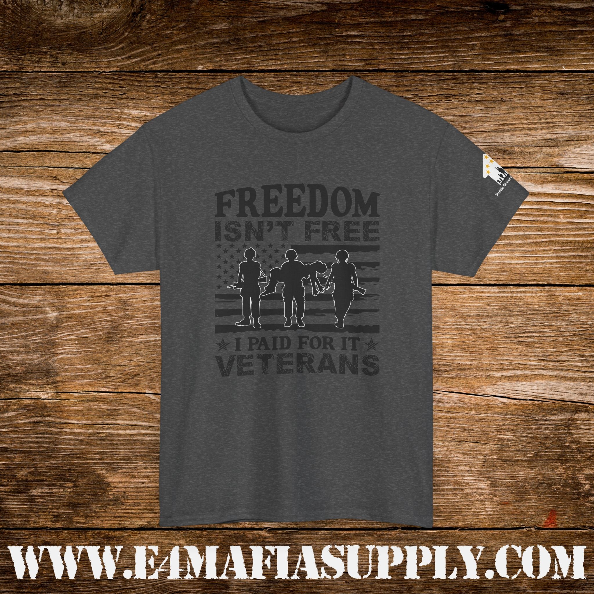 “Freedom Isn’t Free – I Paid for It” – Patriotic U.S. Veterans T-Shirt