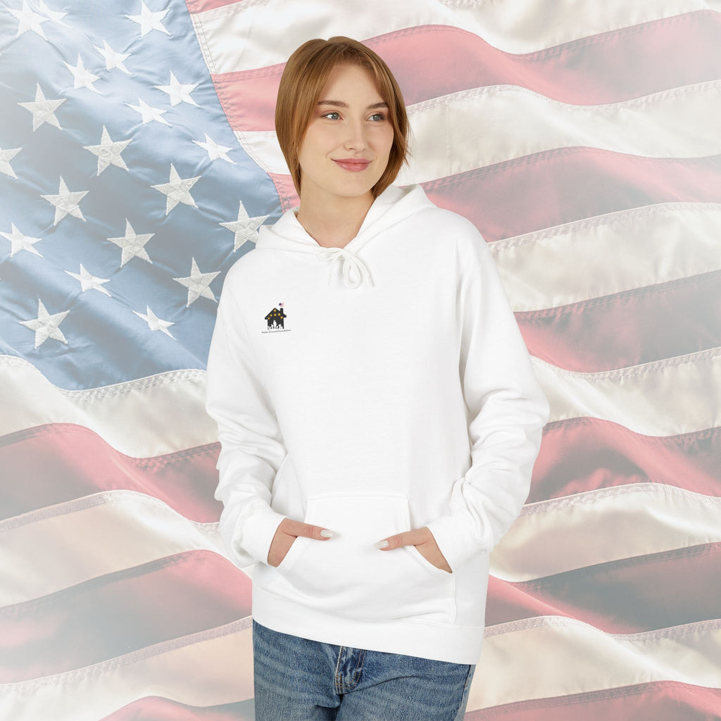 Copy of “Heroes Don’t Wear Capes – They Wear Dog Tags & Combat Boots” Patriotic Military Hoodie