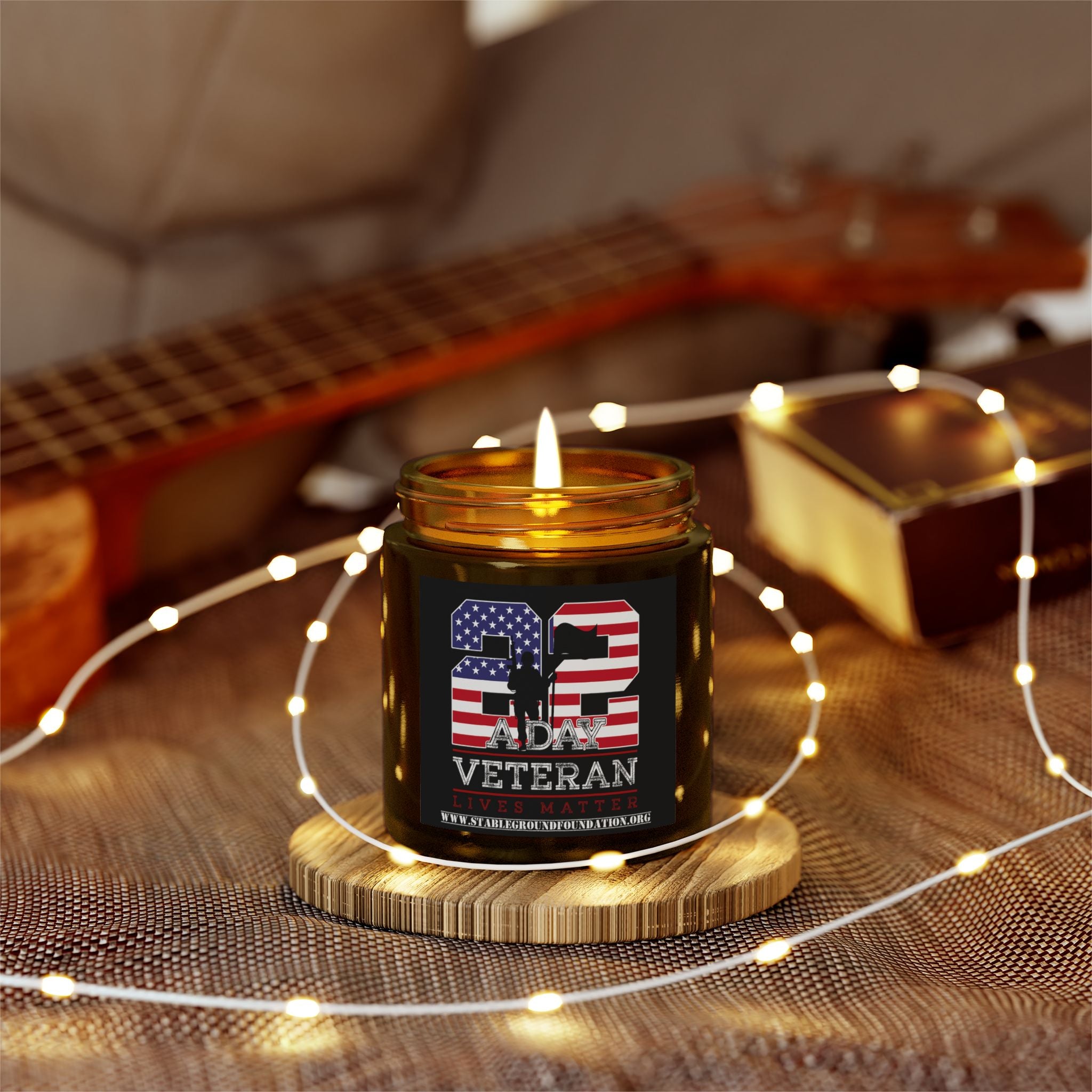 22 A Day Veteran Awareness Candle – Honoring Lives, Inspiring Change