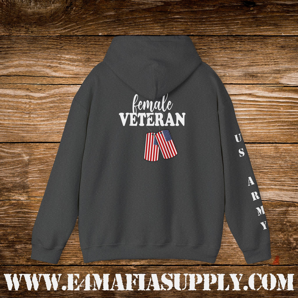 Female Veteran US Army Hoodie