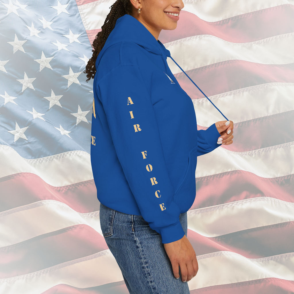“U.S. Air Force Veteran Flag” Military Pride Hoodie