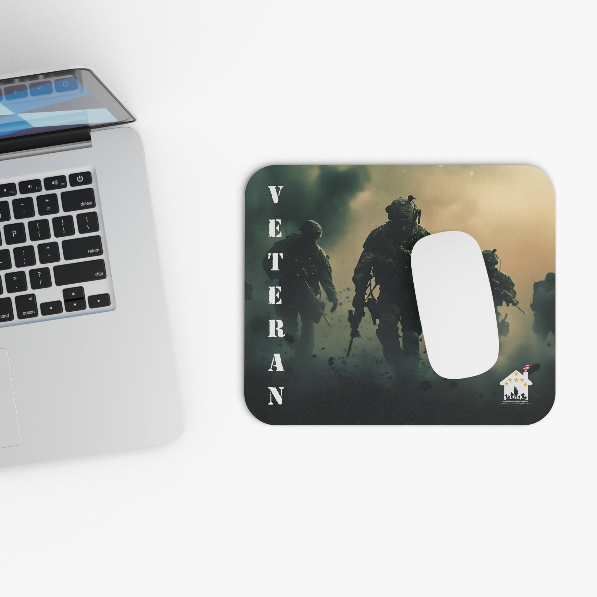 Into the Fog – American Veteran Mouse Pad