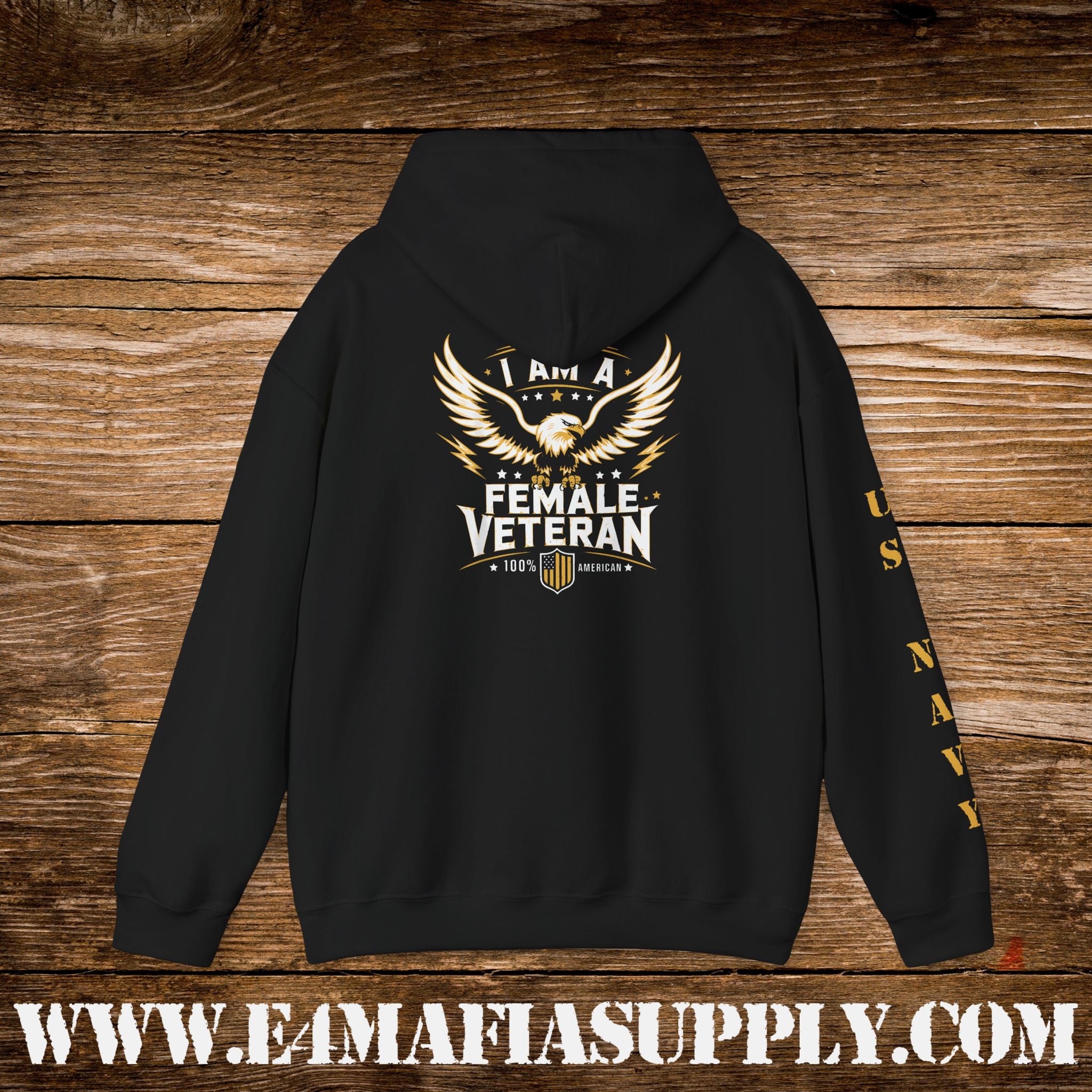 I Am a Female Veteran US Navy Hoodie