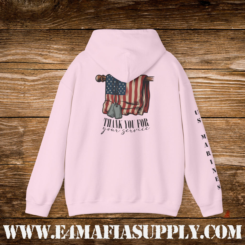 Thank You for Your Service – US Marines Hoodie