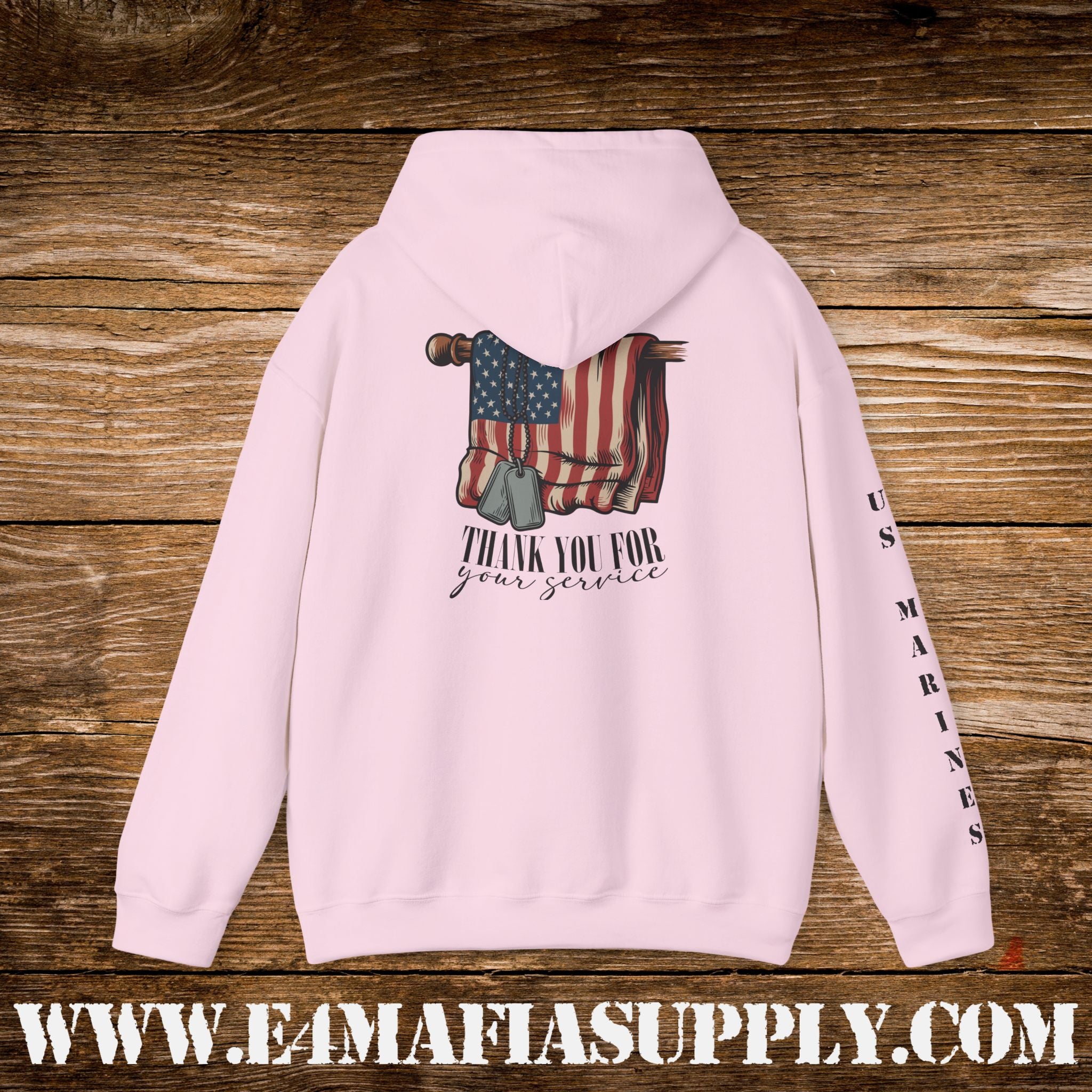 Thank You for Your Service – US Marines Hoodie