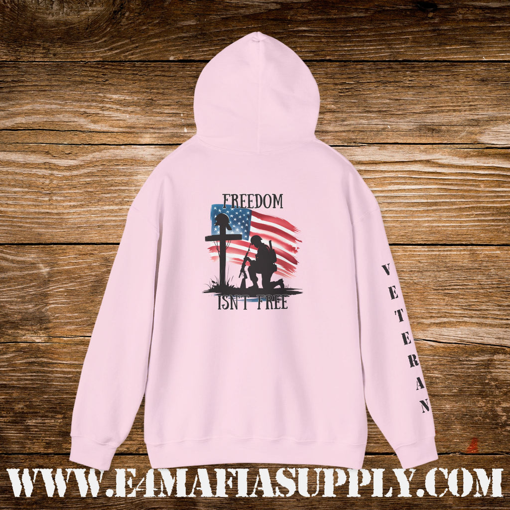“Freedom Isn’t Free” Patriotic Veteran Memorial Hoodie