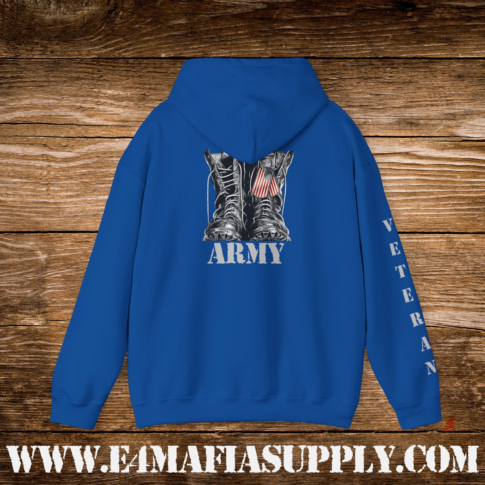 U.S. Army Combat Boots Veteran Hoodie