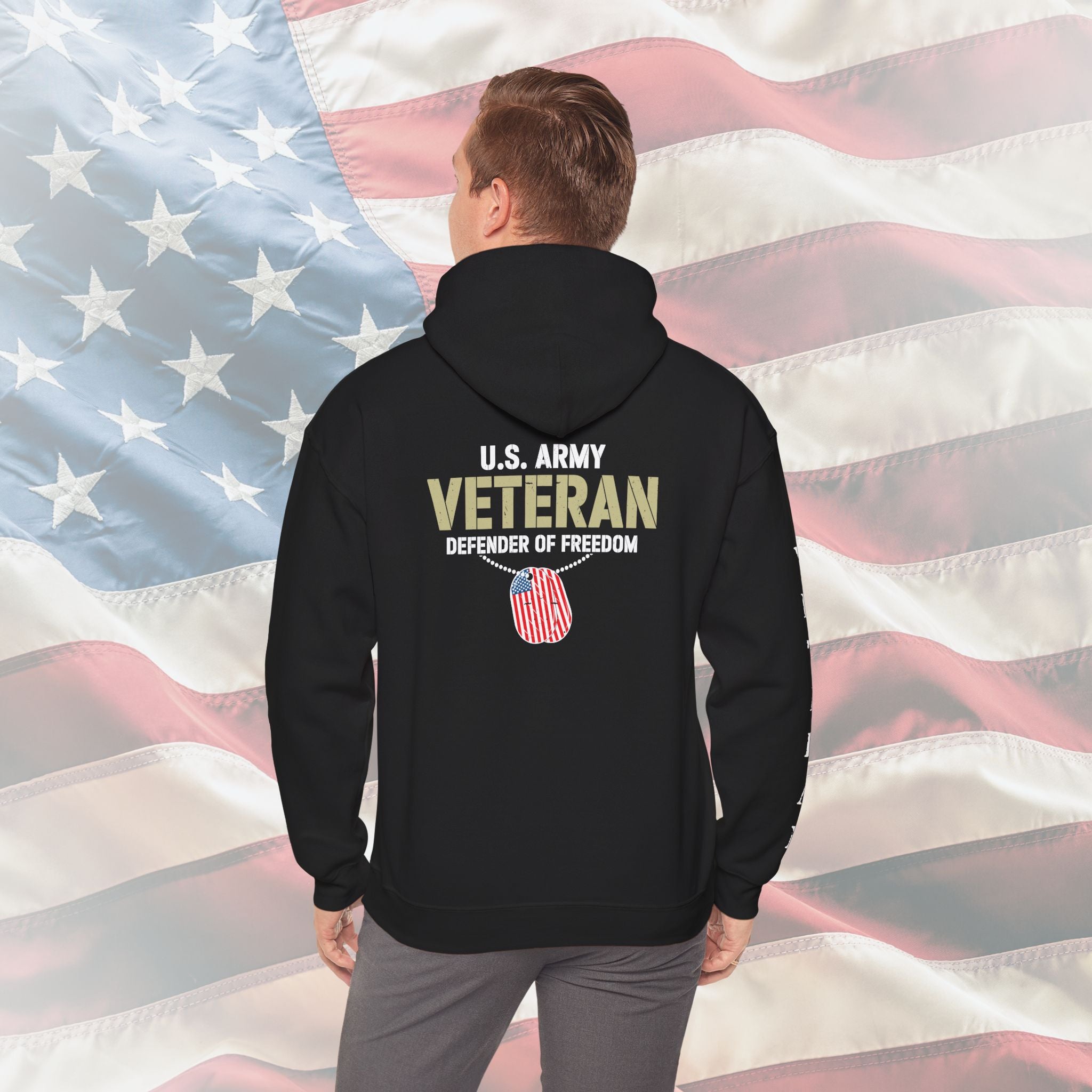 U.S. Army Veteran – Defender of Freedom Hoodie