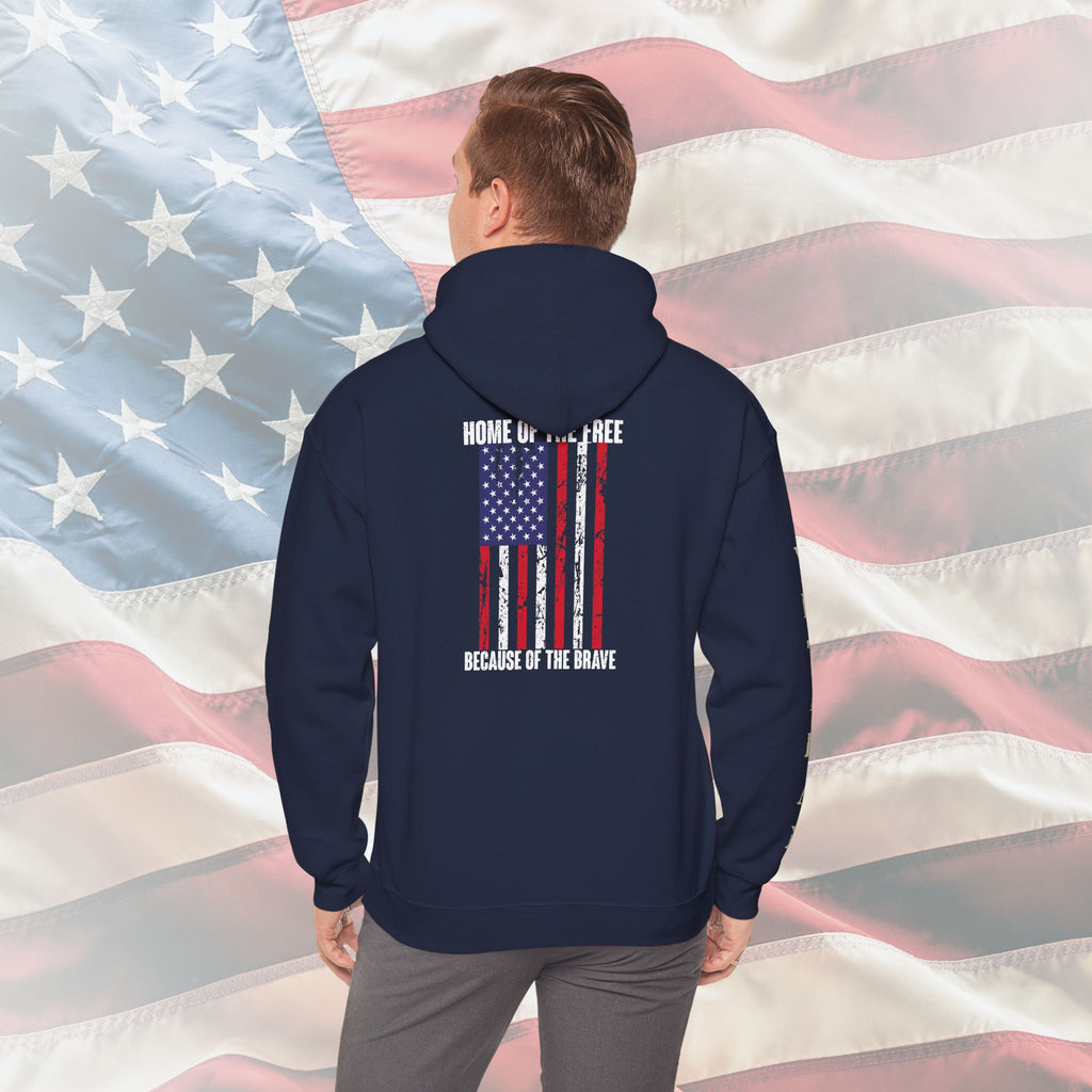 Home of the Free Because of the Brave Hoodie