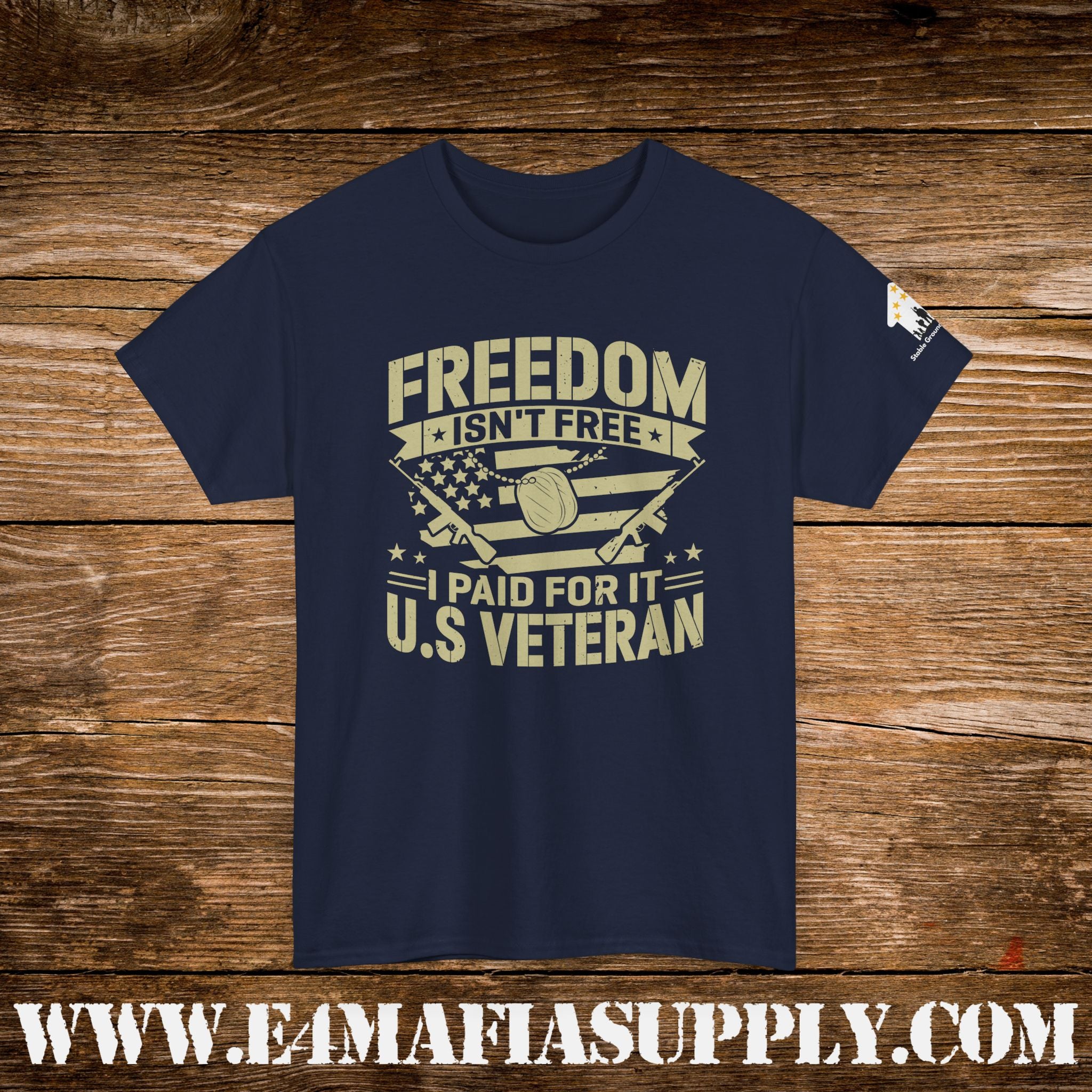“Freedom Isn’t Free – I Paid for It” – U.S. Veteran Patriotic Military T-Shirt
