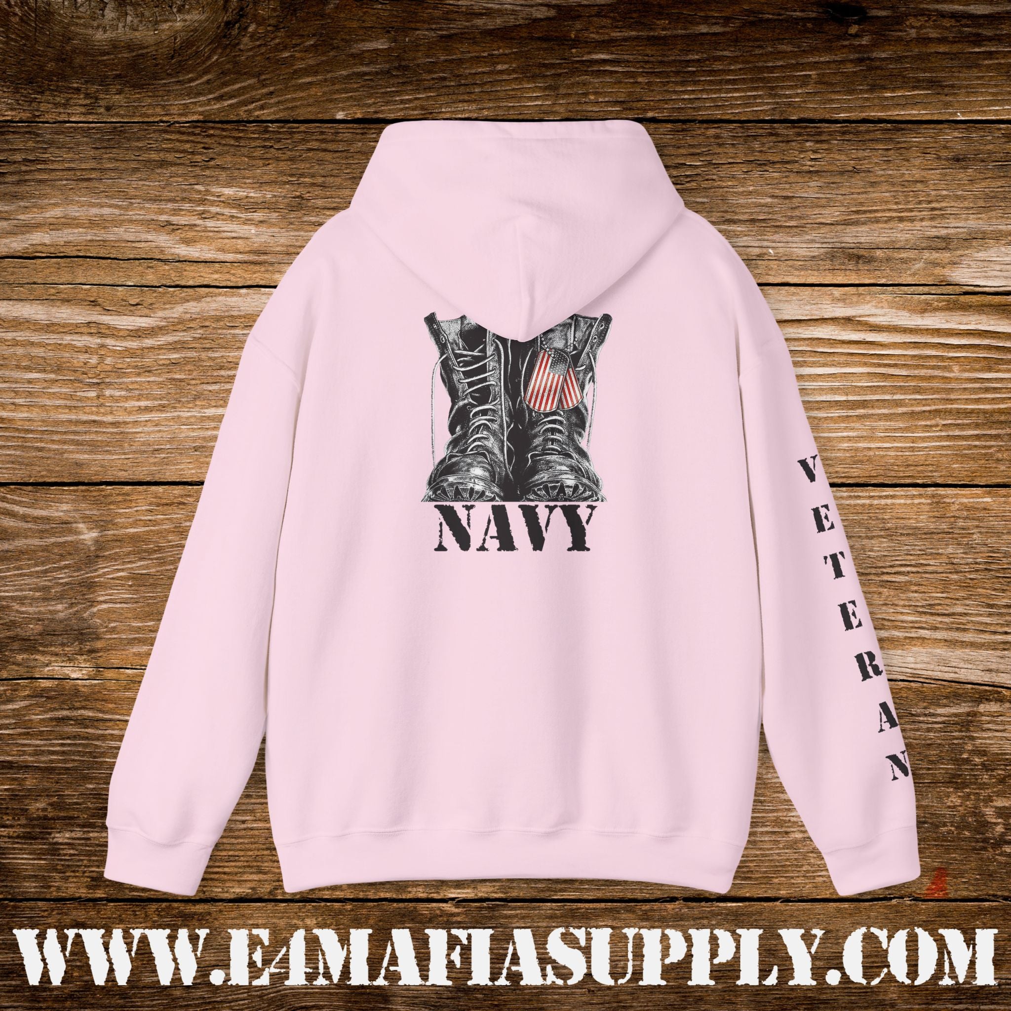 U.S. Navy Combat Boots Veteran Hoodie