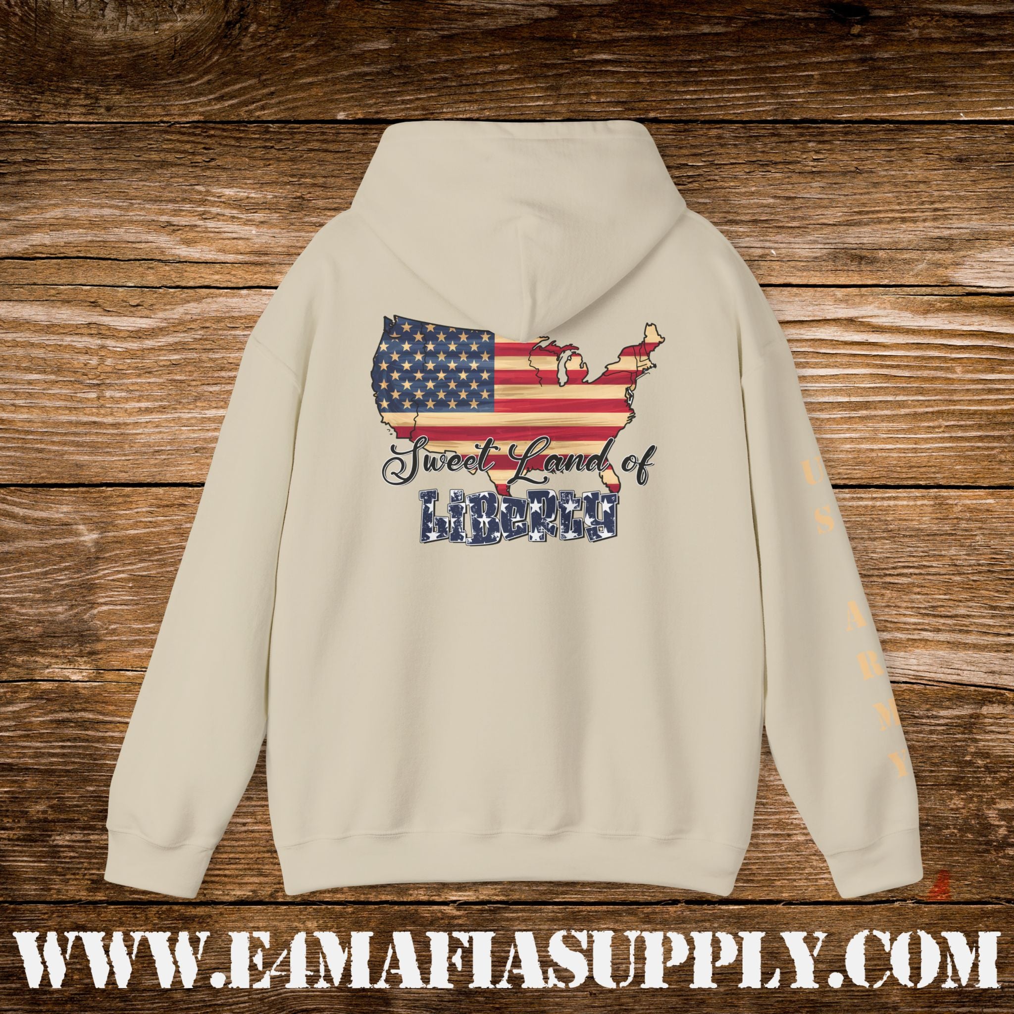 Land of the Free, Home of the Brave – US Army Hoodie