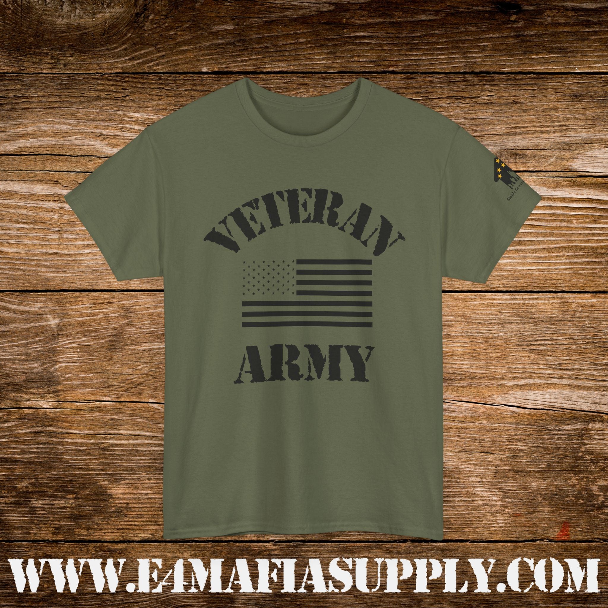 Army Veteran Flag T-Shirt