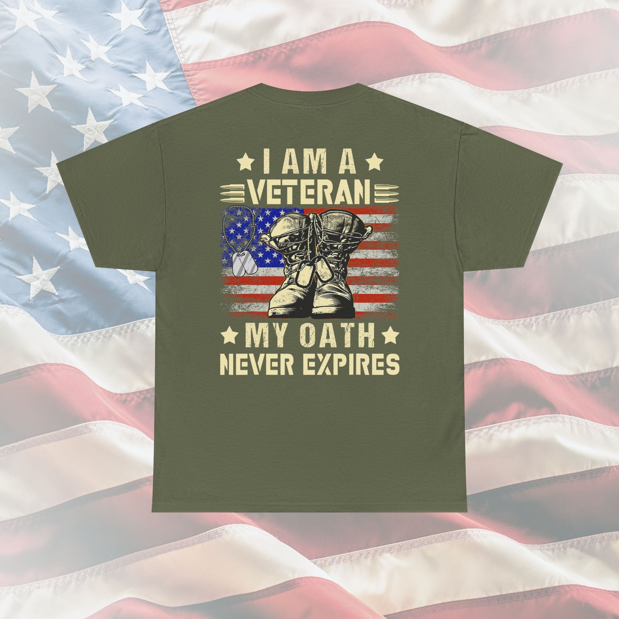 I Am A Veteran: The Unwavering Oath Tee for American Patriots Whose Duty Never Ends