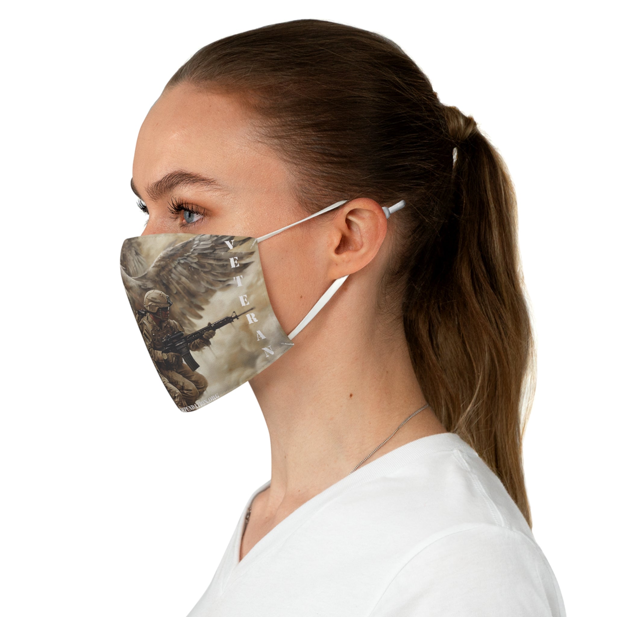 Guardian of Freedom – Angel Soldier Veteran Face Mask