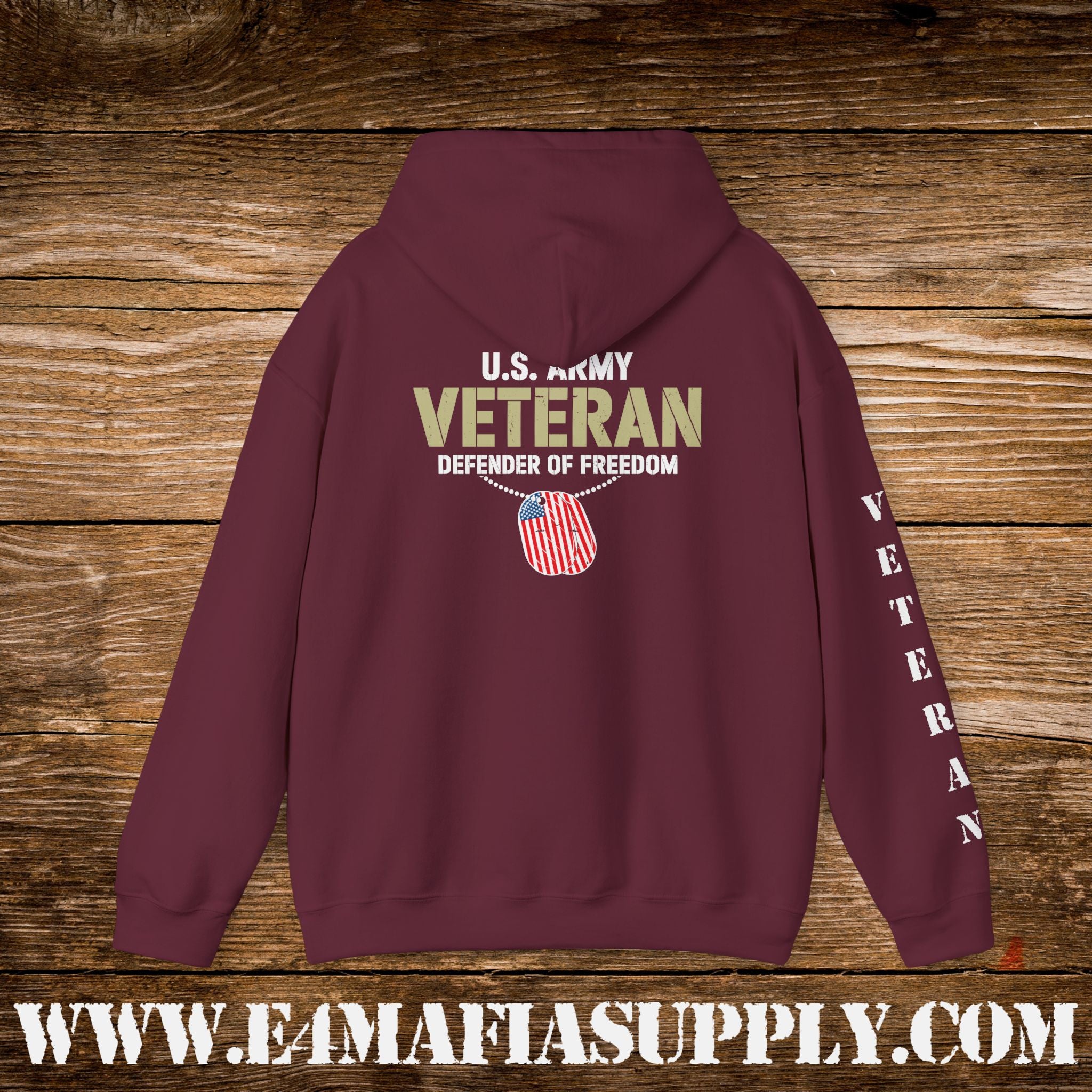 U.S. Army Veteran – Defender of Freedom Hoodie