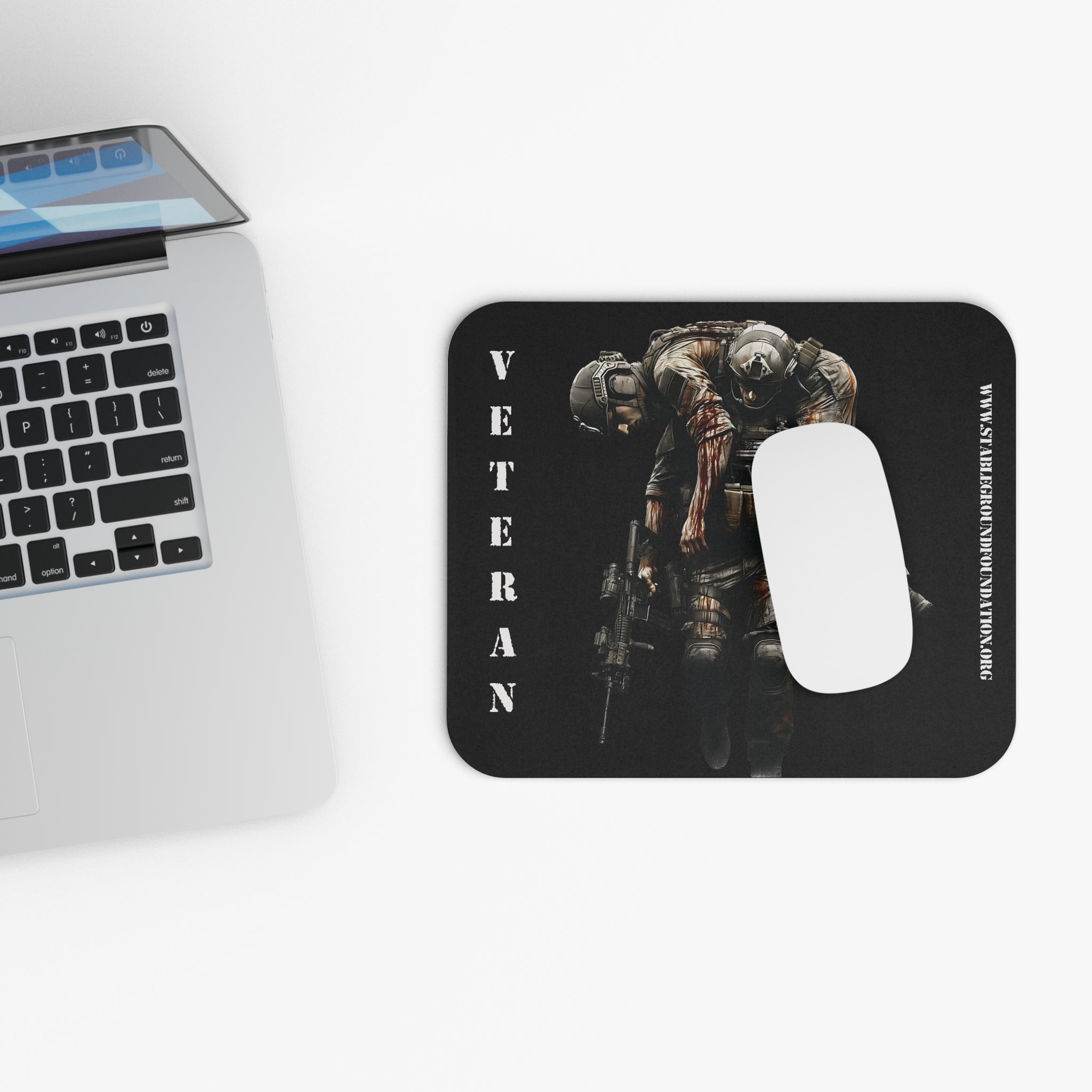 Never Leave a Brother Behind – Veteran Honor Mouse Pad