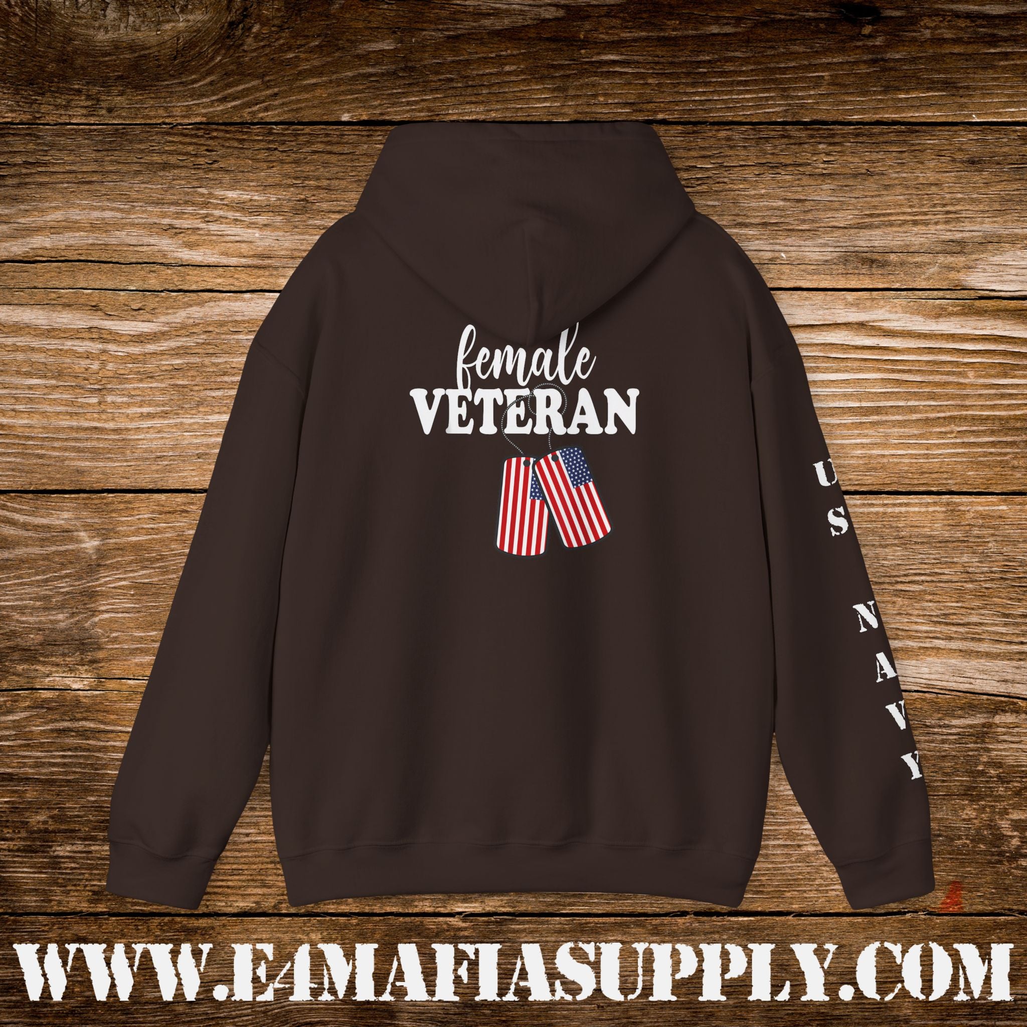 Female Veteran US Navy Hoodie