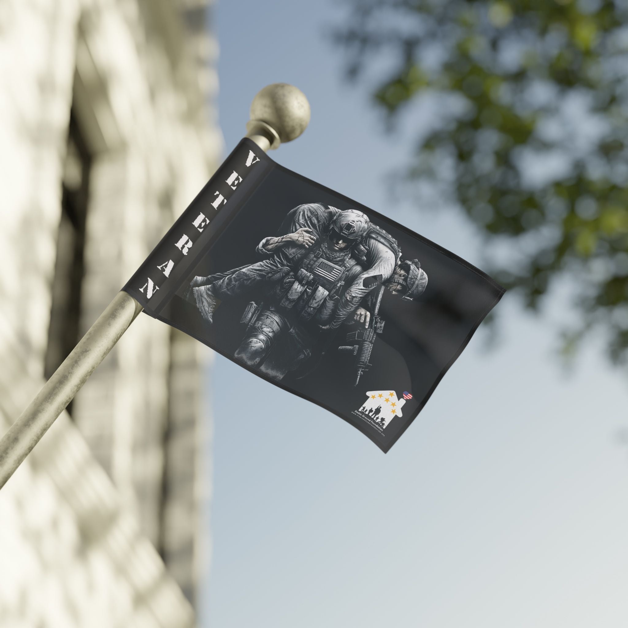 Veteran Brotherhood Flag – Never Leave a Brother Behind Tribute Flag