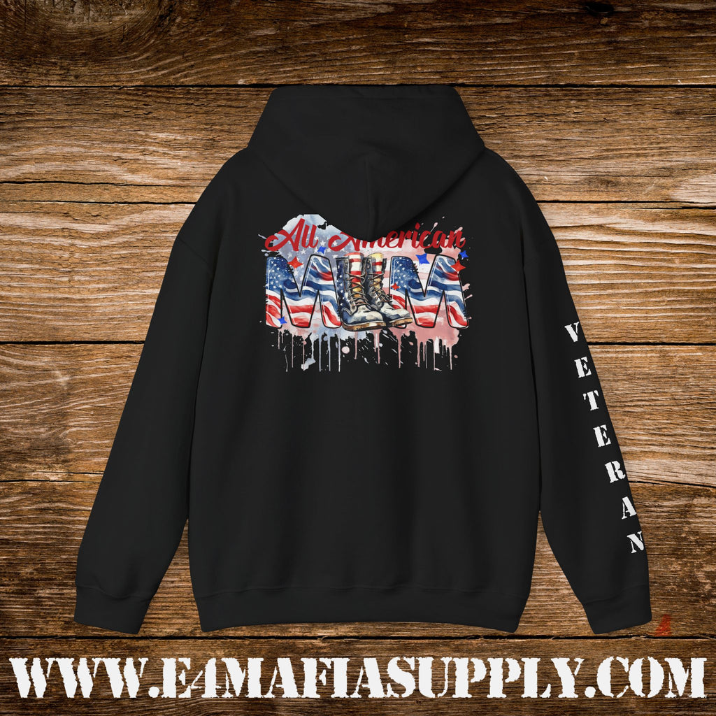 All American Mom – Patriotic Veteran Hoodie
