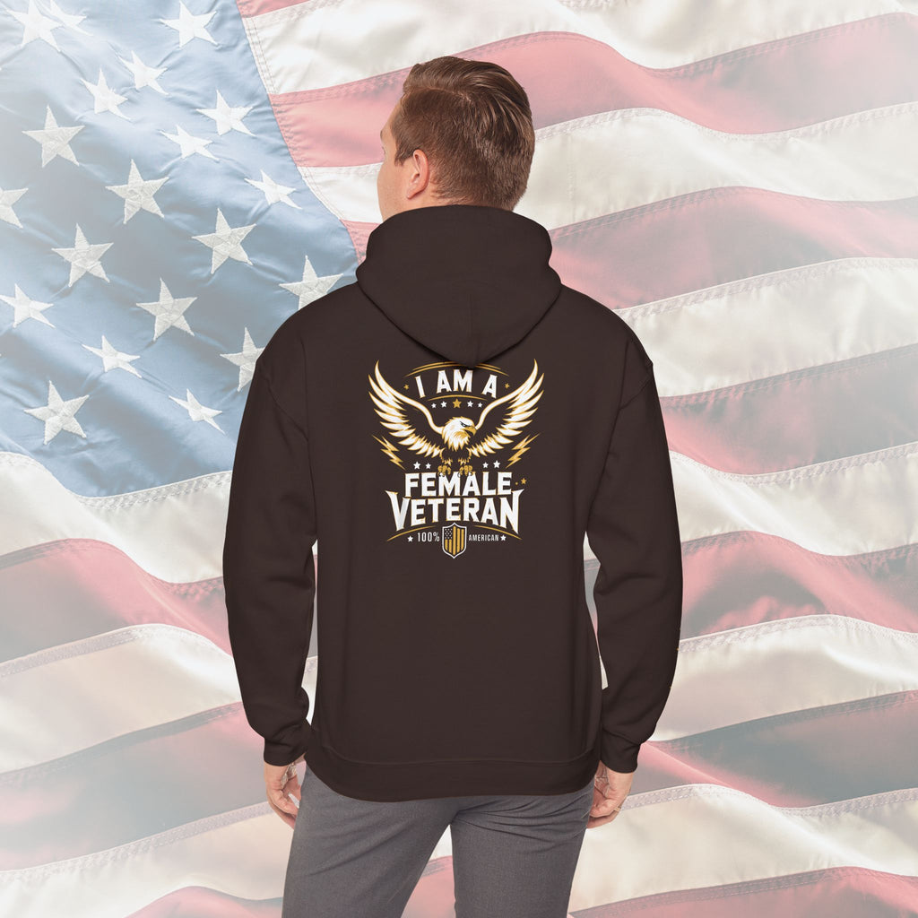 I Am a Female Veteran US Navy Hoodie