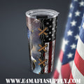 Wings of Freedom — Patriotic Eagle Tumbler That Soars with American Pride”