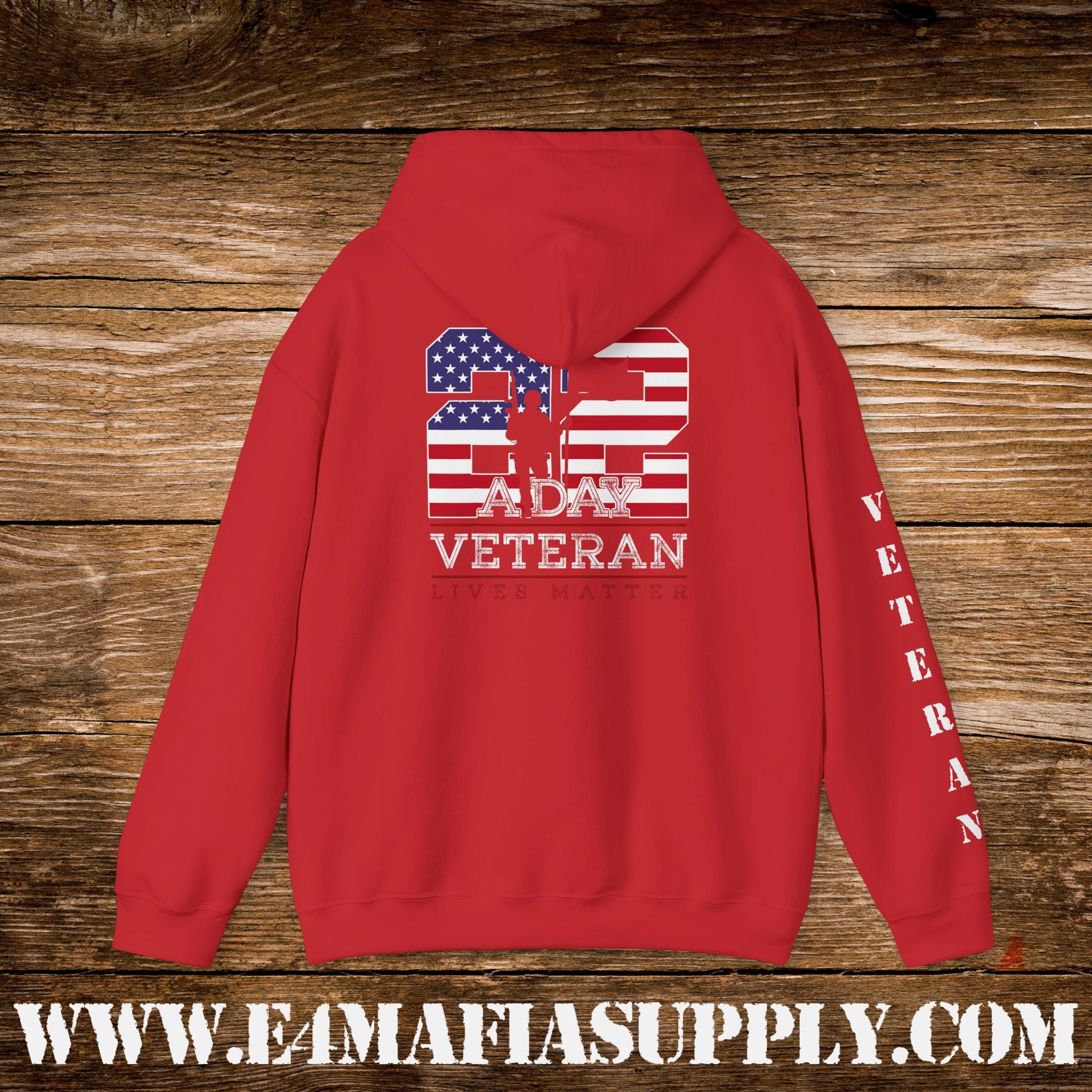22 A Day Veteran Lives Matter Hoodie