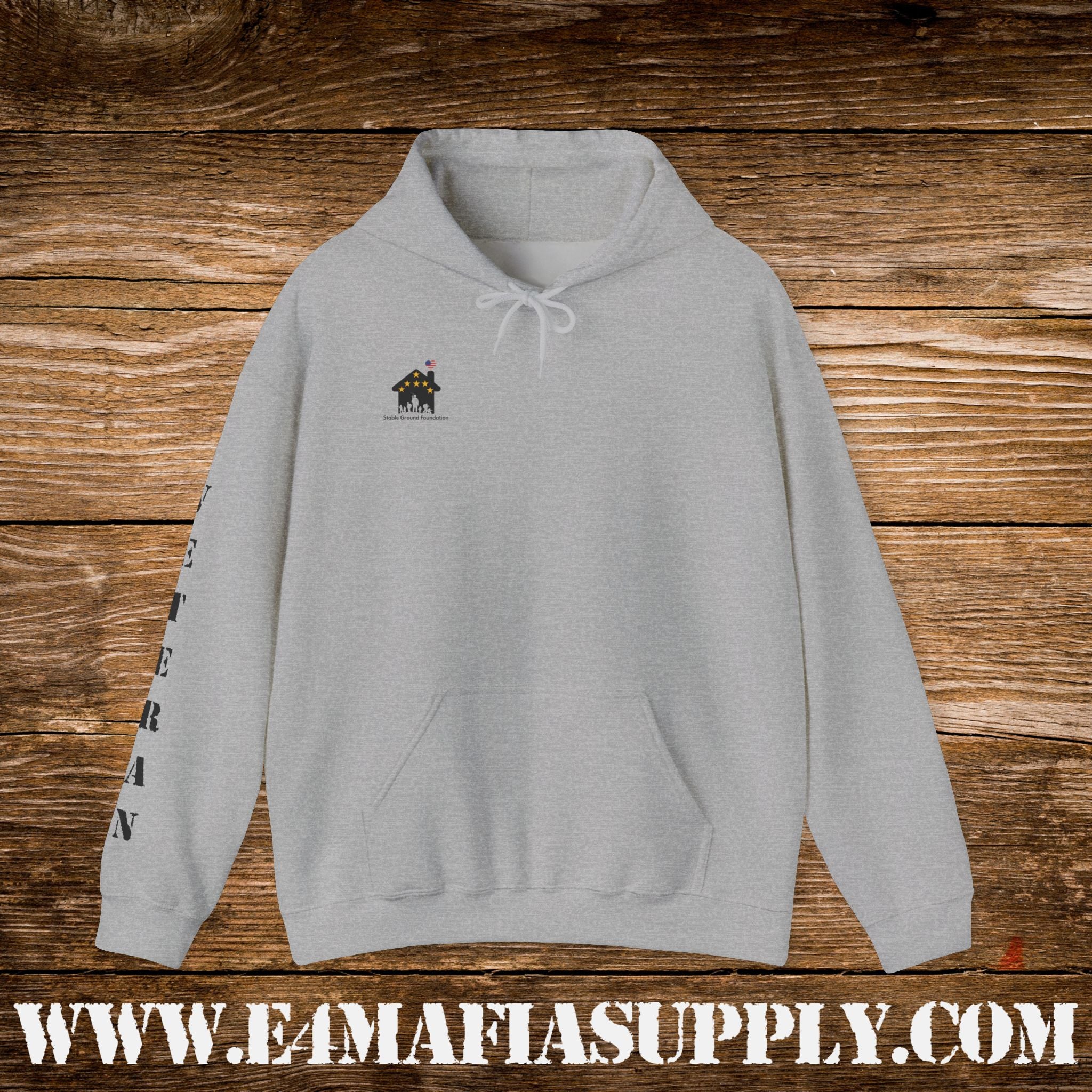 “Freedom Isn’t Free – I Paid for It with My Blood, Sweat & Tears” Patriotic Veteran Sleeve Hoodie