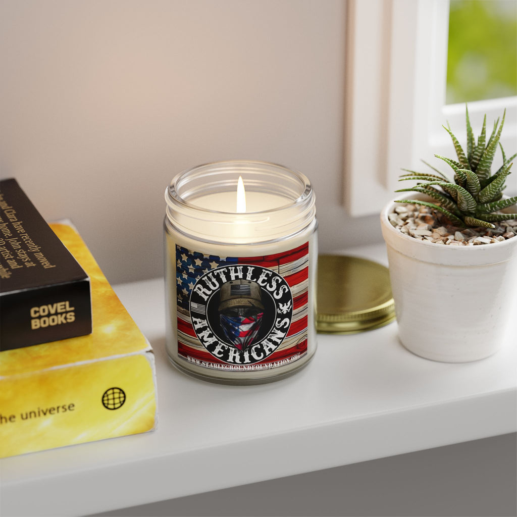 Ruthless American Candle | Bold Patriotic Gift for Veterans & Proud Patriots