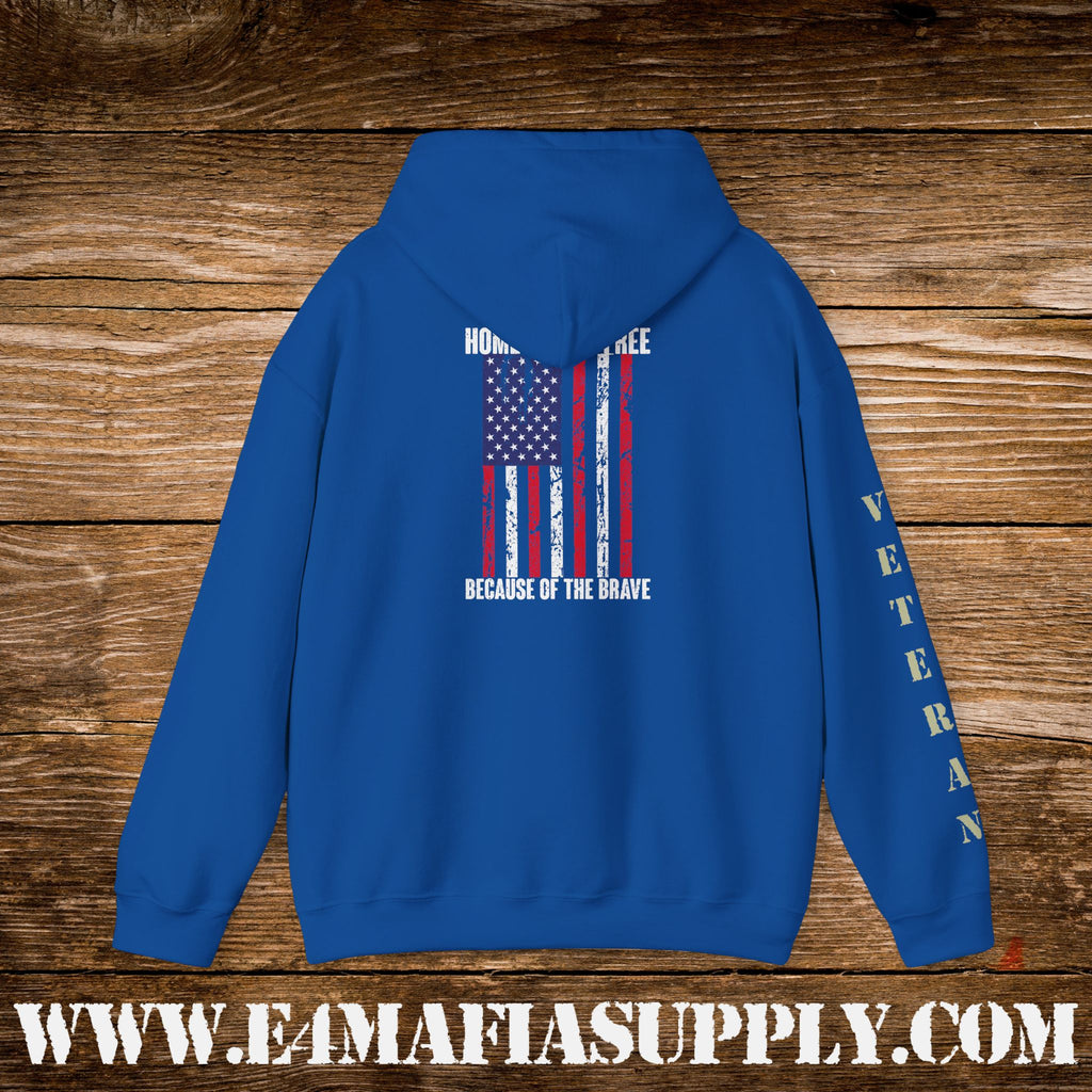 Home of the Free Because of the Brave Hoodie