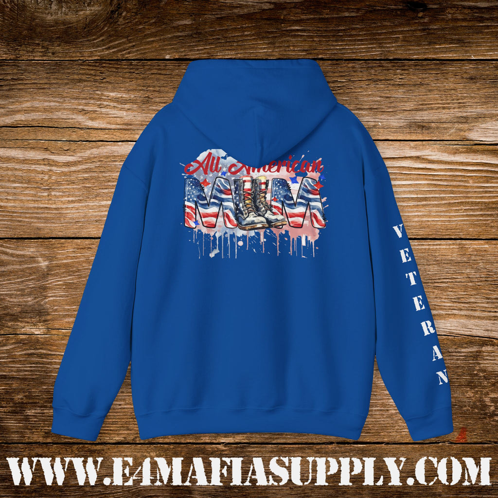 All American Mom – Patriotic Veteran Hoodie