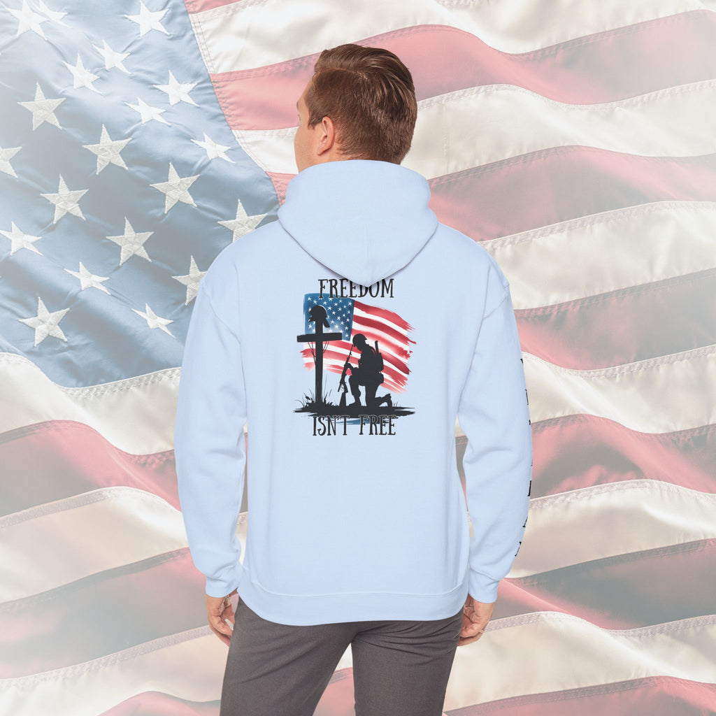 “Freedom Isn’t Free” Patriotic Veteran Memorial Hoodie