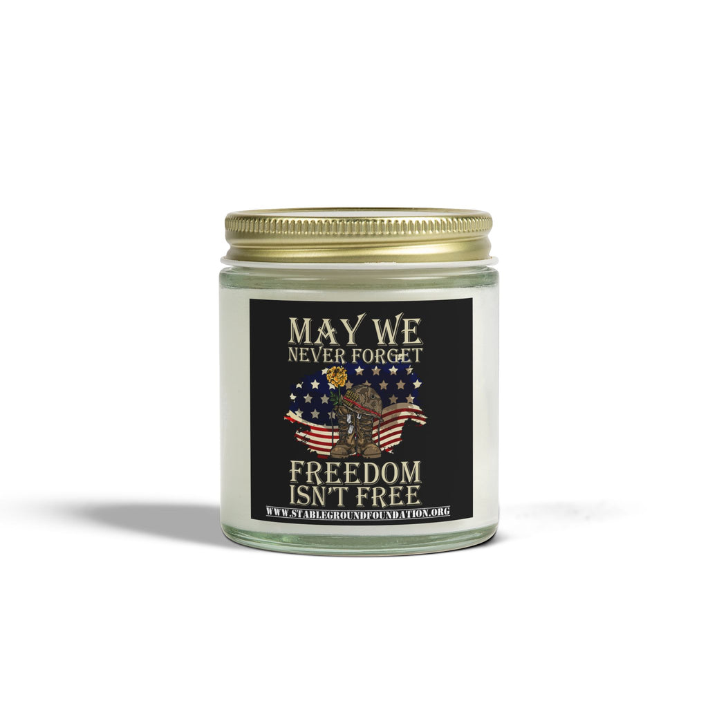 Freedom Isn’t Free Candle | Patriotic Remembrance Gift for Veterans