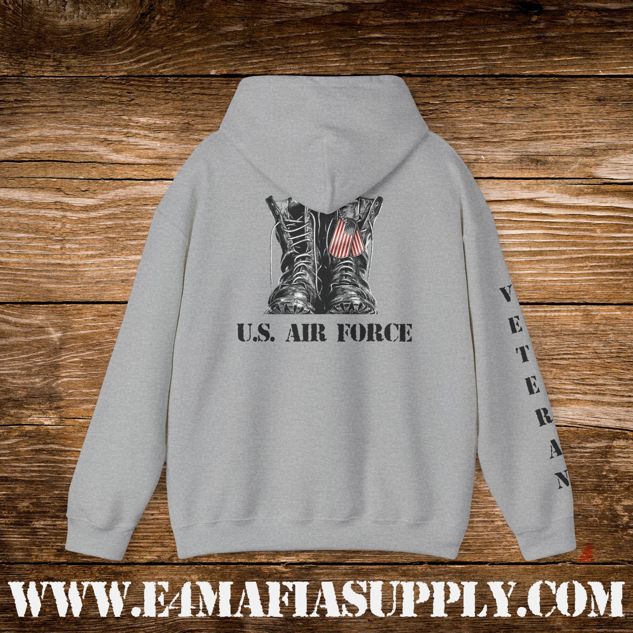U.S. Air Force Combat Boots Veteran Hoodie