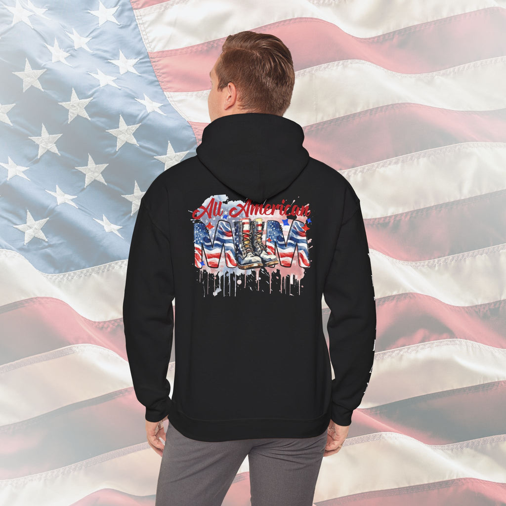 All American Mom – Patriotic Veteran Hoodie