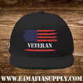 Zero Regrets, Just Deployments” – Patriotic Veteran Flat Bill Cap