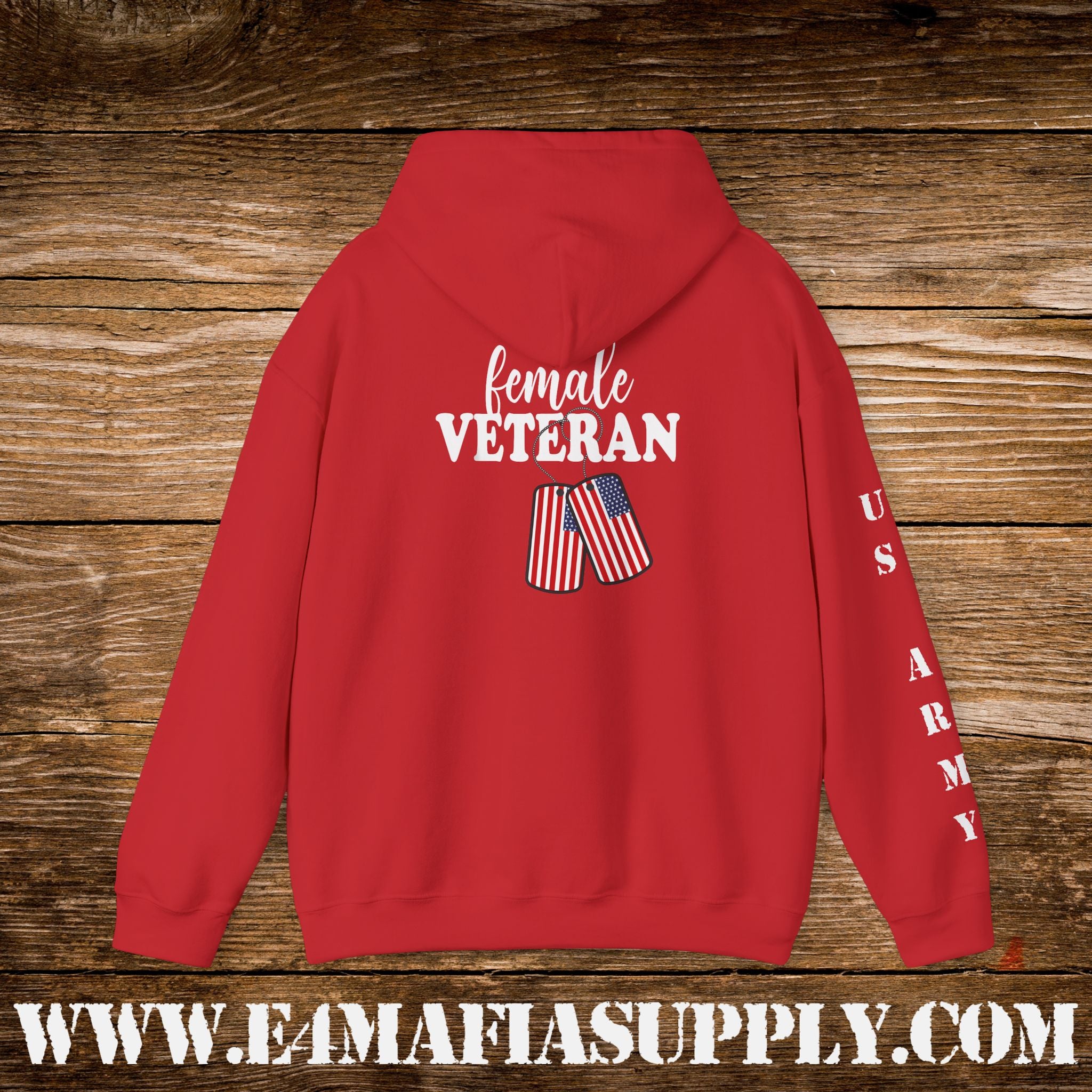 Female Veteran US Army Hoodie