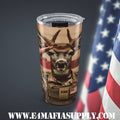 Reporting for Duty — The Tactical Deer Tumbler That Salutes Your Sense of Humor