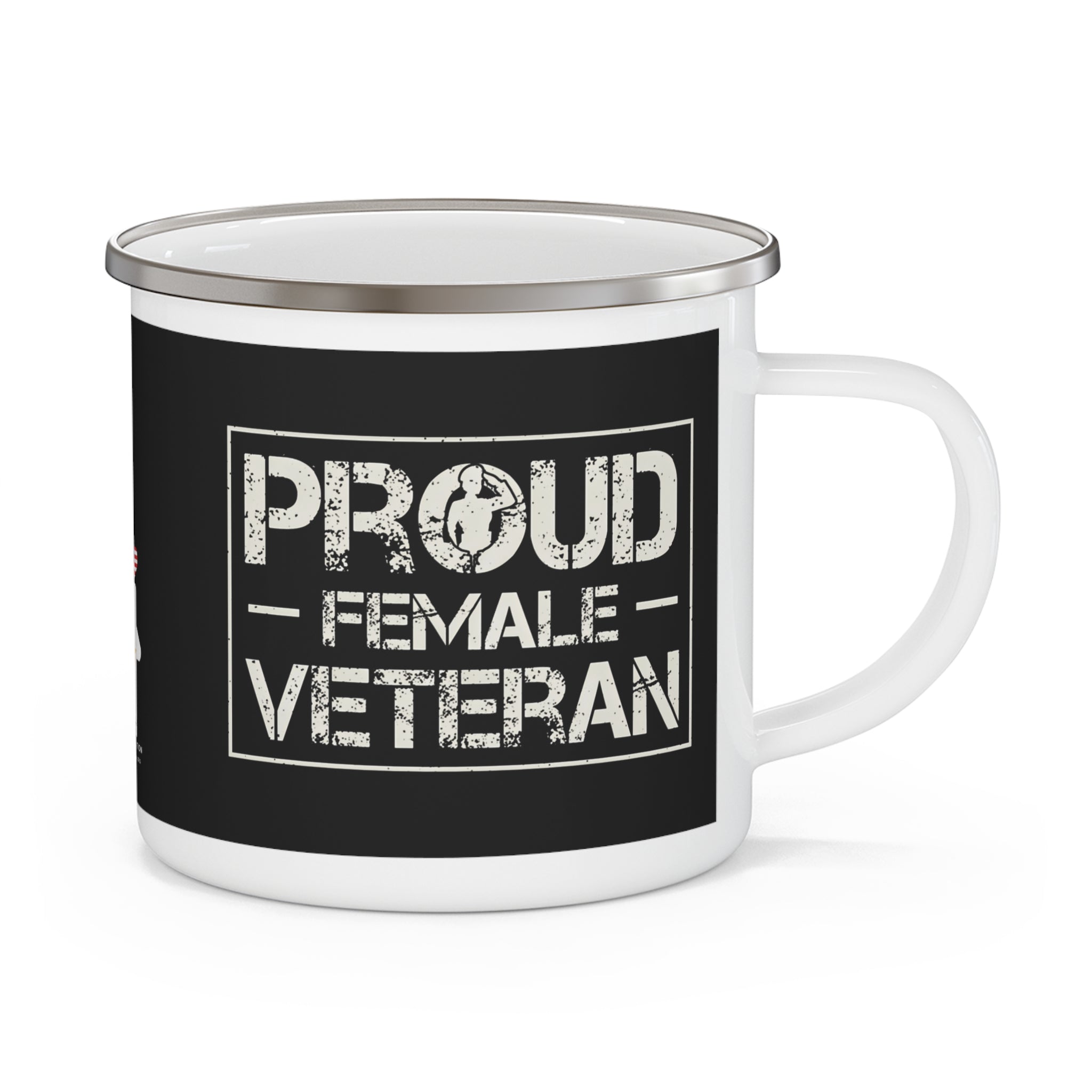 Proud Female Veteran Coffee Cup – Because Humble Is Overrated