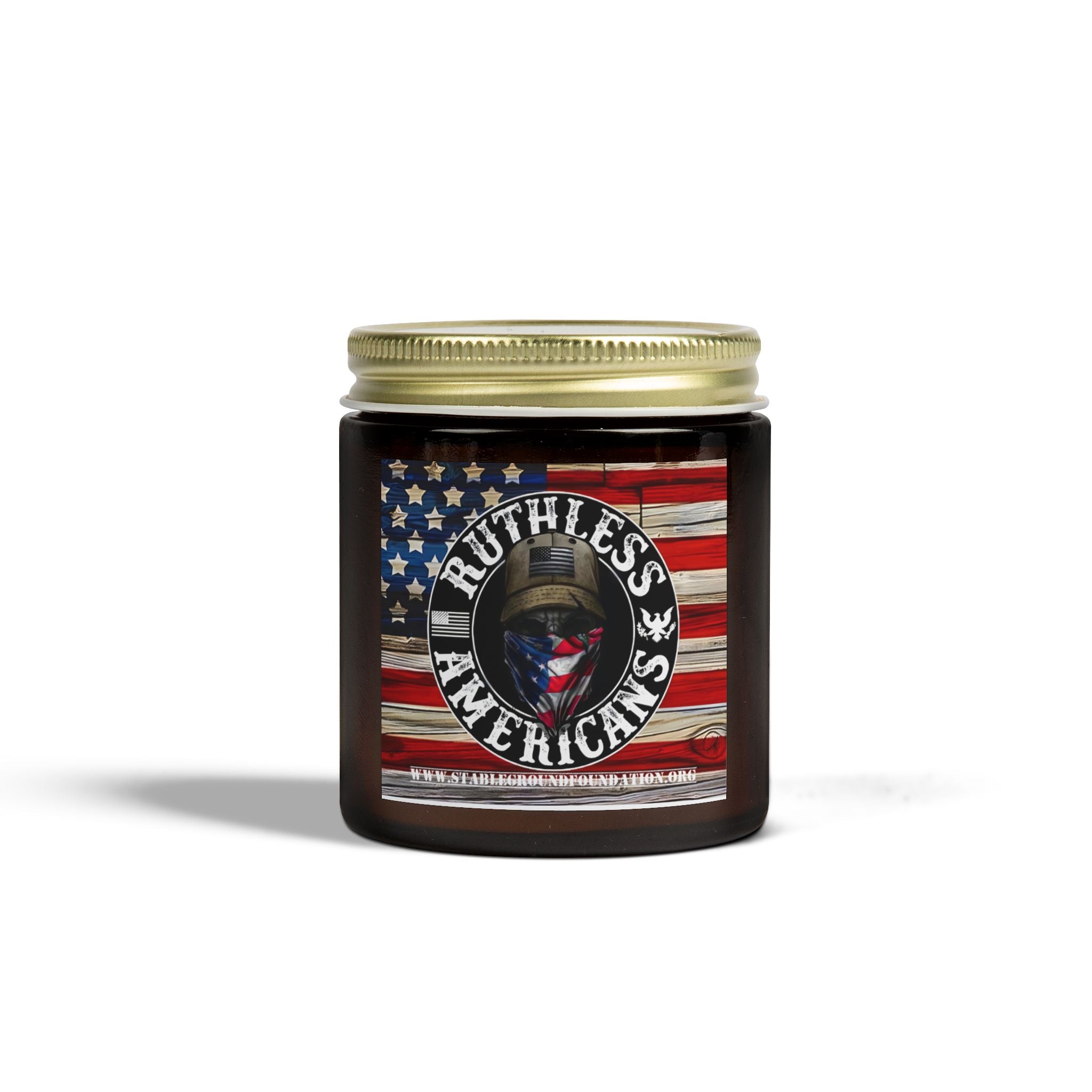 Ruthless American Candle | Bold Patriotic Gift for Veterans & Proud Patriots