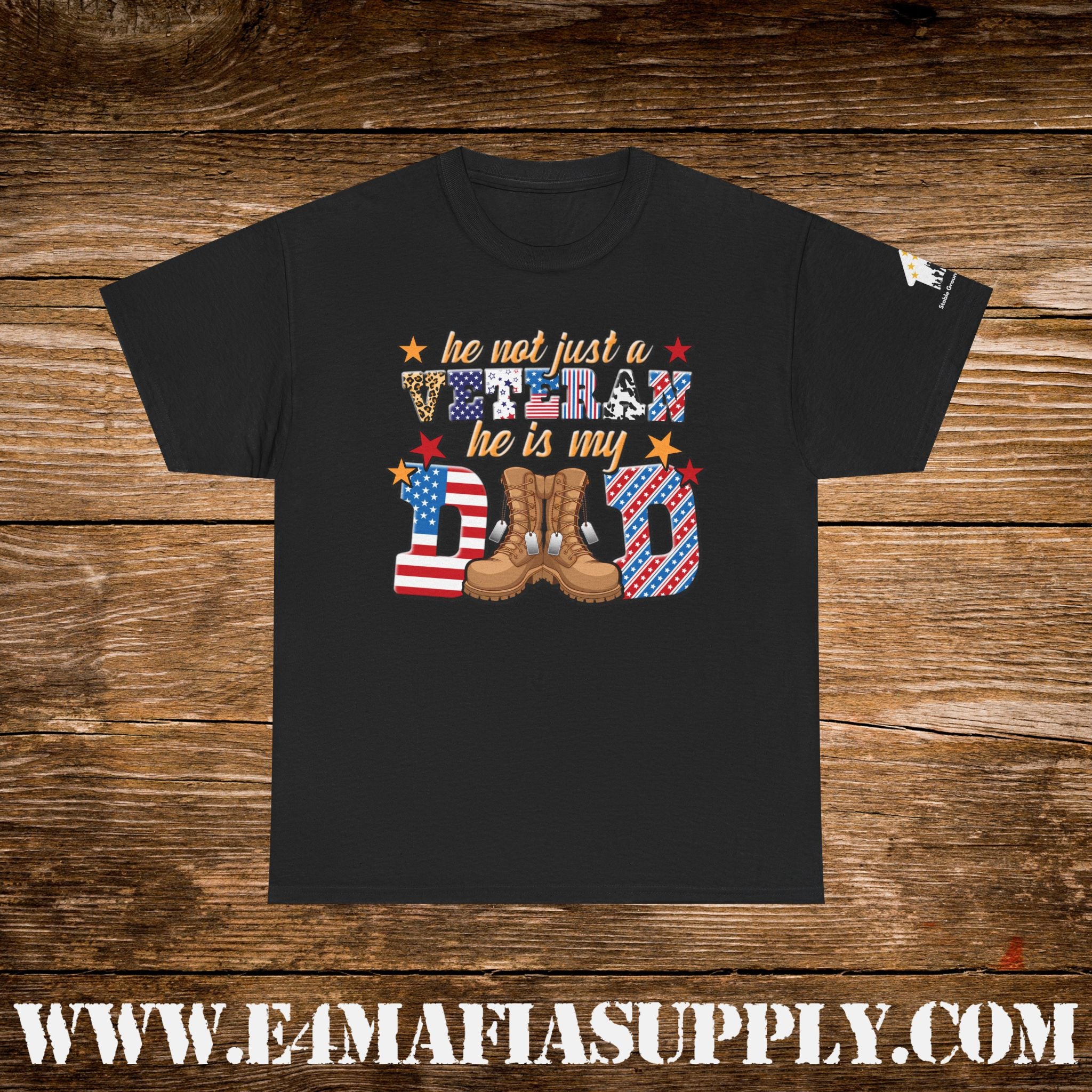 “He Was Not Just a Veteran – He Is My Dad” – Patriotic Military Family T-Shirt