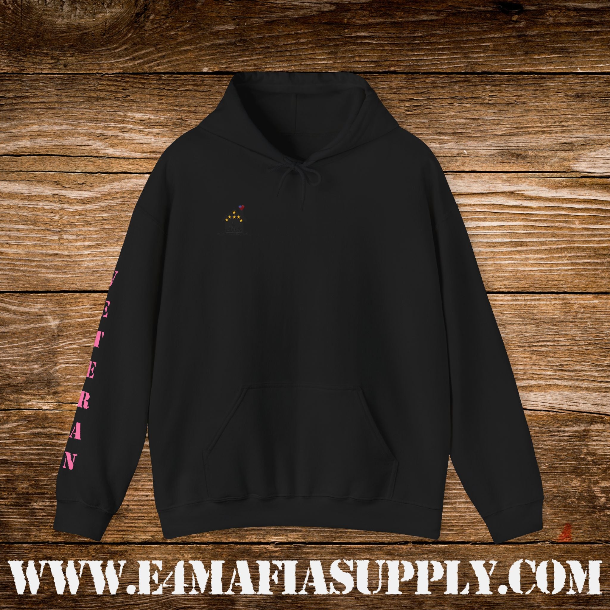 Female Veteran With Three Sides Hoodie