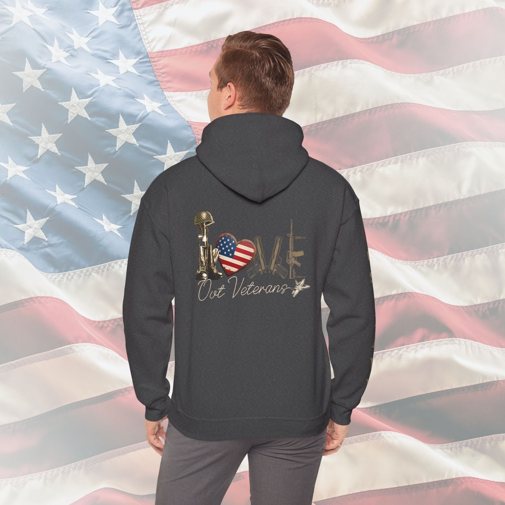 Love Our Veterans US Navy Hoodie